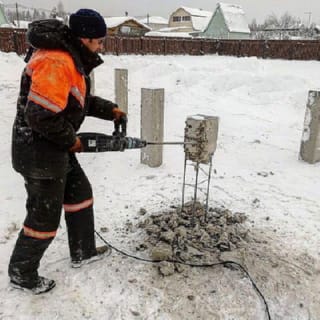 Фундаменты на забивных ЖБ сваях