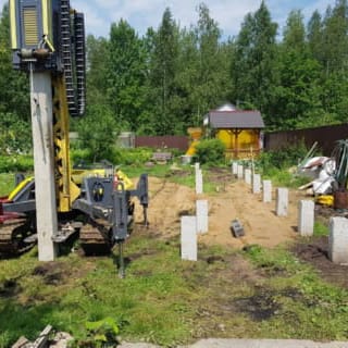 Фундаменты на забивных ЖБ сваях
