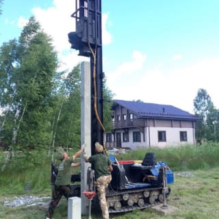 Фундаменты на забивных ЖБ сваях