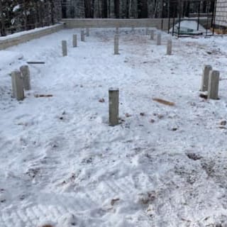 Фундаменты на забивных ЖБ сваях