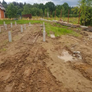 Фундаменты на забивных ЖБ сваях