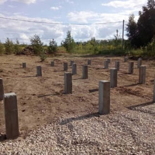 Фундаменты на забивных ЖБ сваях